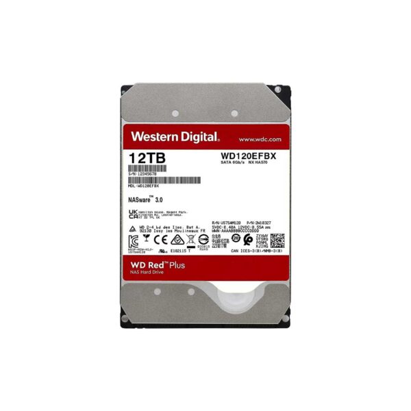 هارد دیسک اینترنال وسترن دیجیتال Red ظرفیت 12 ترابایت