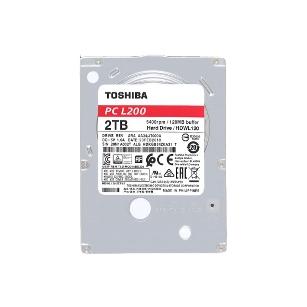 هارد دیسک توشیبا (نوت بوک) Toshiba L200 ظرفیت 2 ترابایت