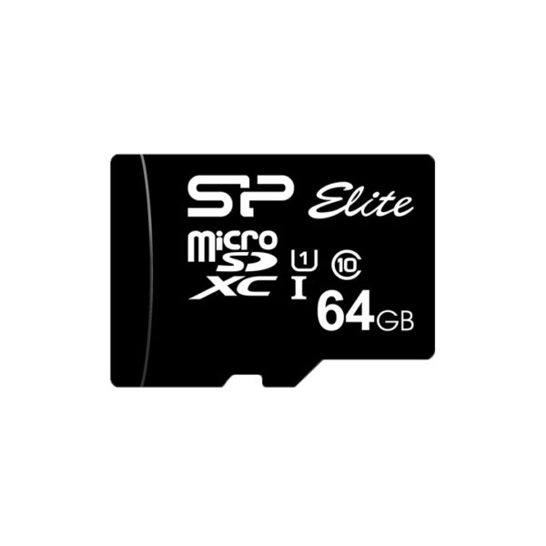 کارت حافظه سیلیکون پاور micro SDXC Elite U1 ظرفیت 64 گیگابایت