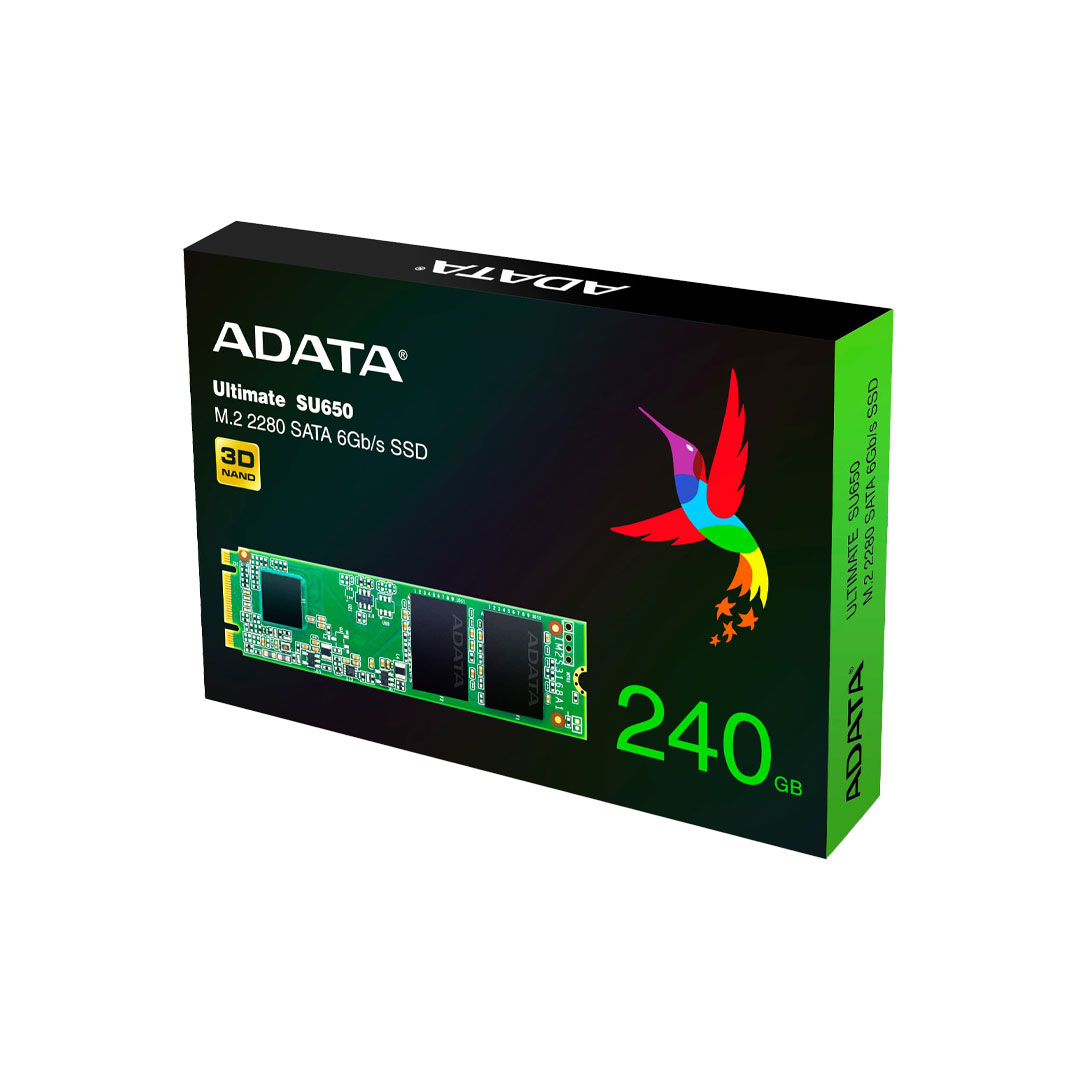 حافظه SSD اینترنال ای دیتا SU650 M.2 ظرفیت 240 گیگابایت