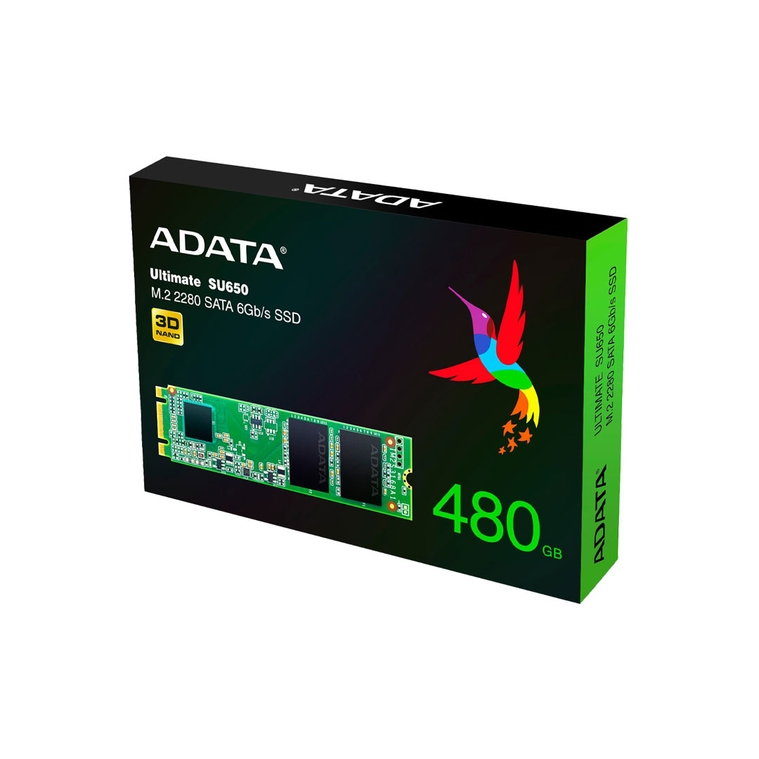 حافظه SSD اینترنال ای دیتا SU650 M.2 ظرفیت 480 گیگابایت