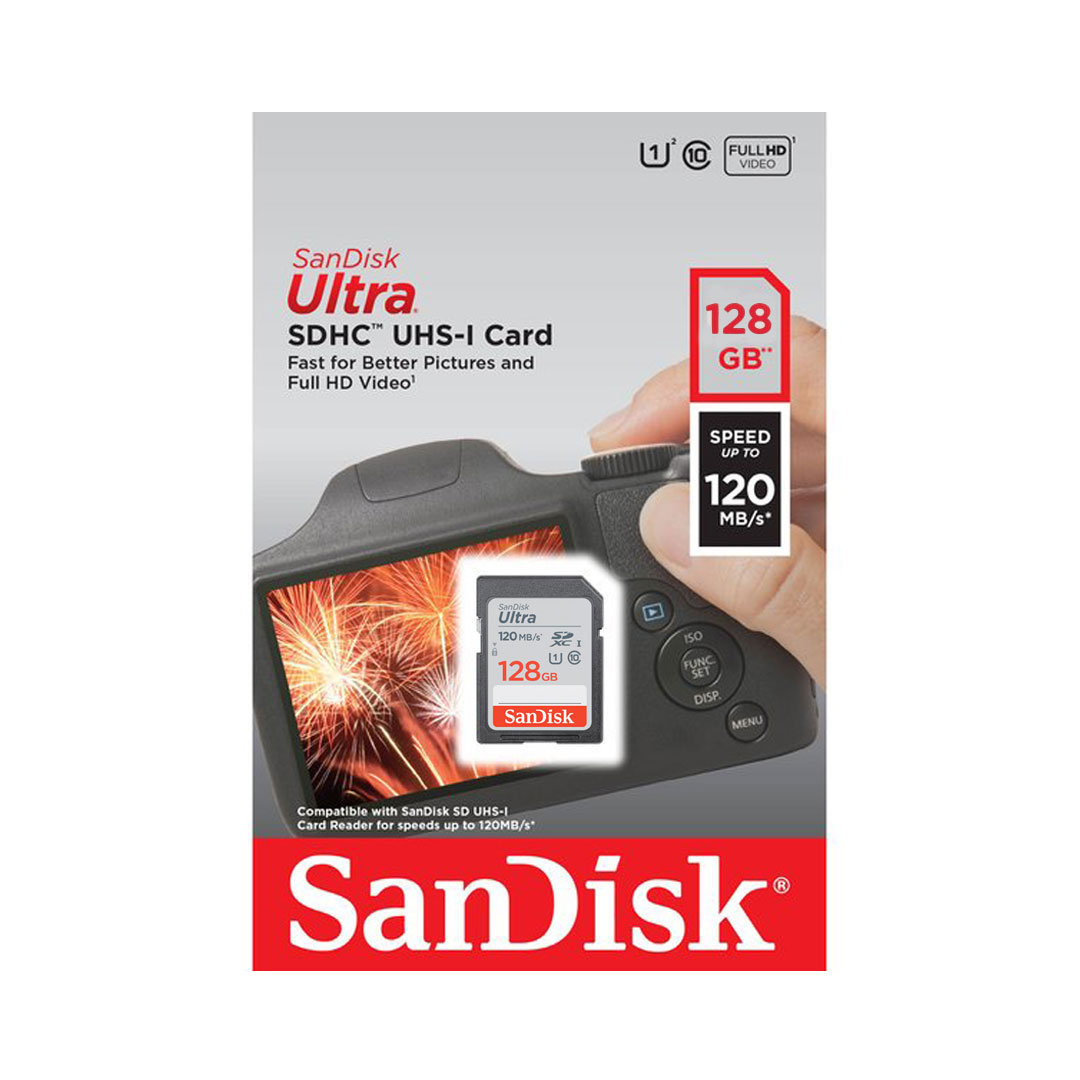 کارت حافظه سن دیسک ULTRA 120M U1 ظرفیت 128 گیگابایت