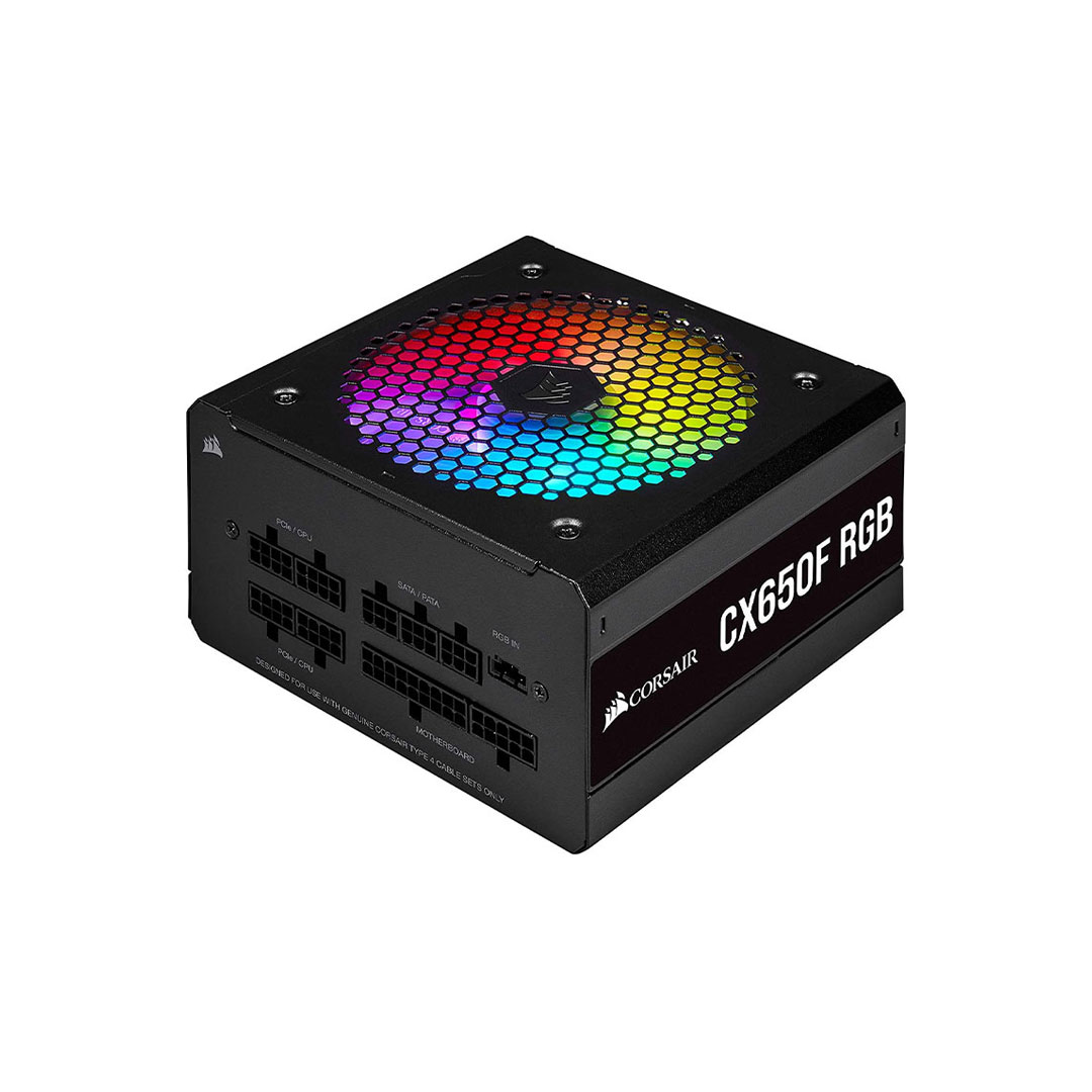 پاور کورسیر CX650F RGB برنز فول ماژولار 650 وات