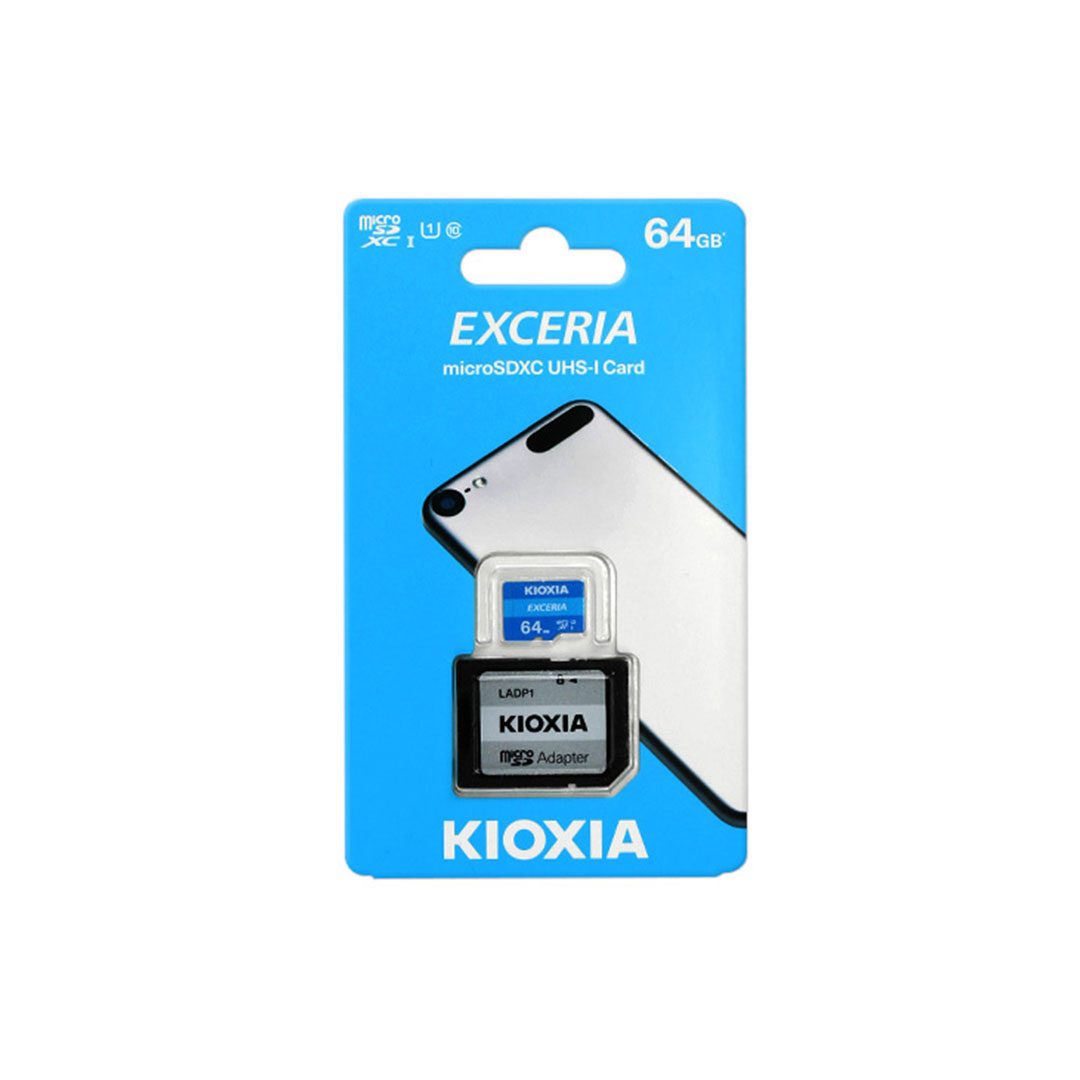 کارت حافظه کیوکسیا microSDXC EXCERIA U1 ظرفیت 64 گیگابایت