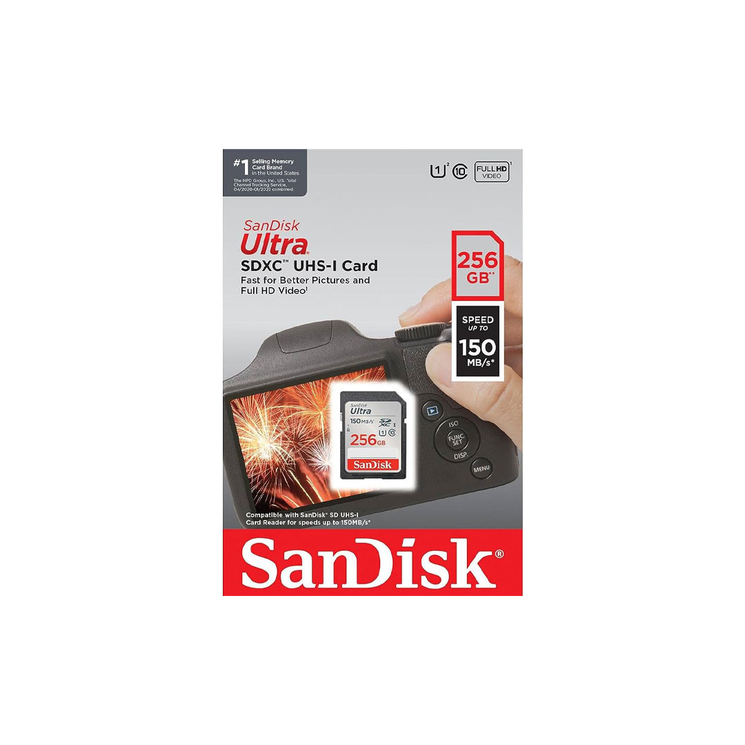 کارت حافظه سن دیسک Ultra SDXC UHS-I 150M ظرفیت 256 گیگابایت