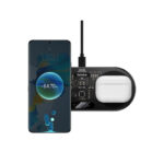 شارژر بی سیم 20 وات باسئوس Digital LED Display 2-in-1