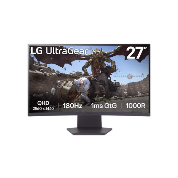 مانیتور ال جی 27GS60QC سایز 27 اینچ