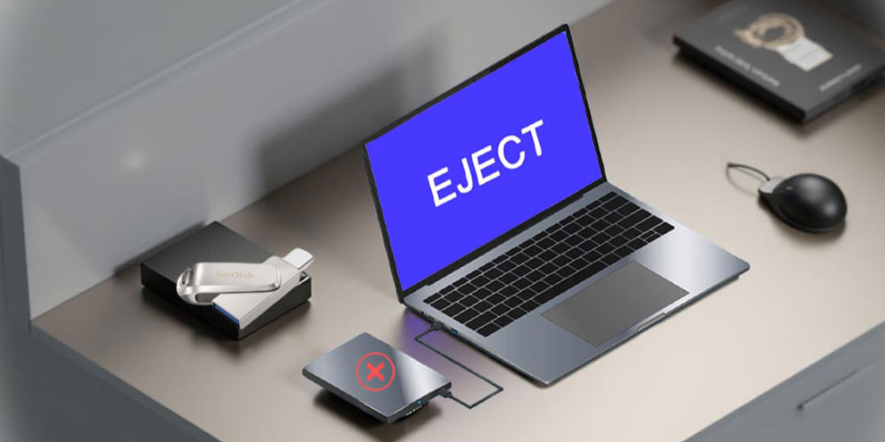 حل مشکل اجکت نشدن هارد اکسترنال و فلش مموری