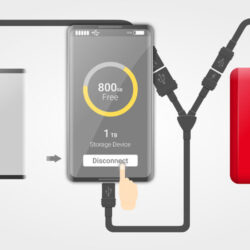 اتصال هارد اکسترنال به گوشی