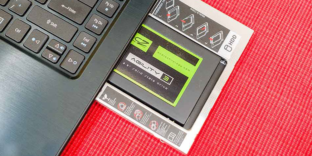 نصب SSD روی لپ تاپ