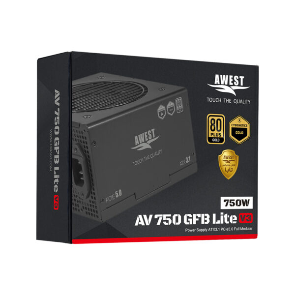 پاور اوست AV750-GFB LITE V3 استاندارد 750 وات