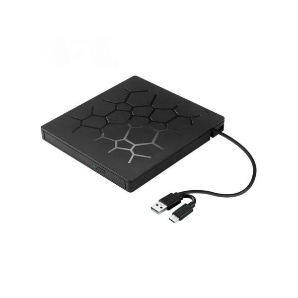 درایو نوری اکسترنال آکستروم مدل CD/DVD Built In Card Reader + FULL HUB