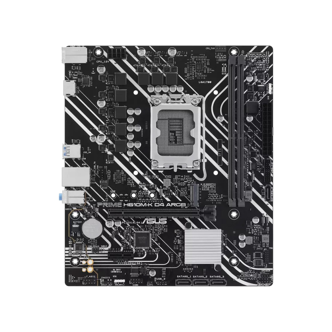 مادربرد ایسوس PRIME H610M-K ARGB D4 مادربرد ایسوس PRIME H610M-K ARGB D4